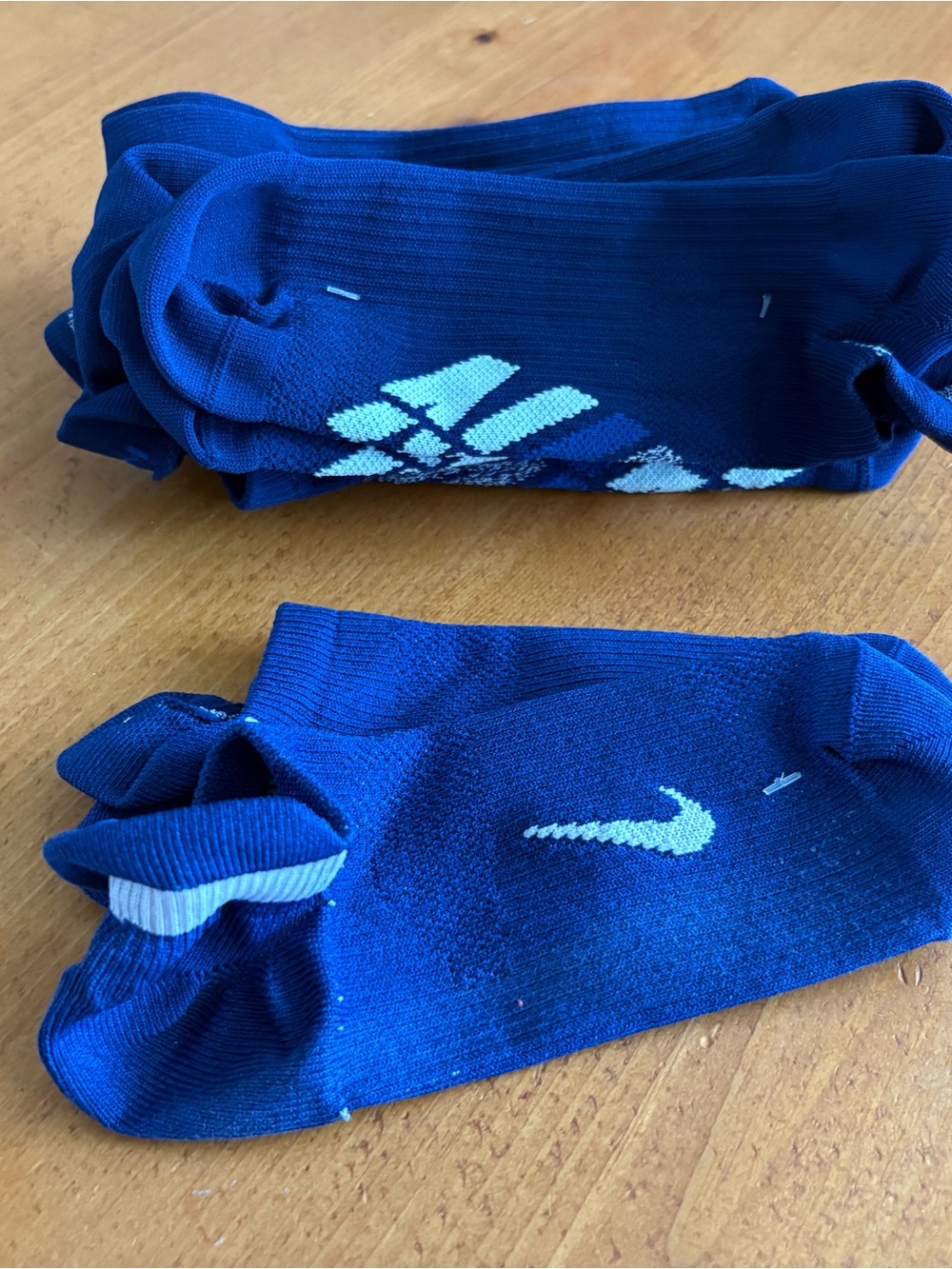 Nike no-show socks, women, size small, set of six , blue, NWOT